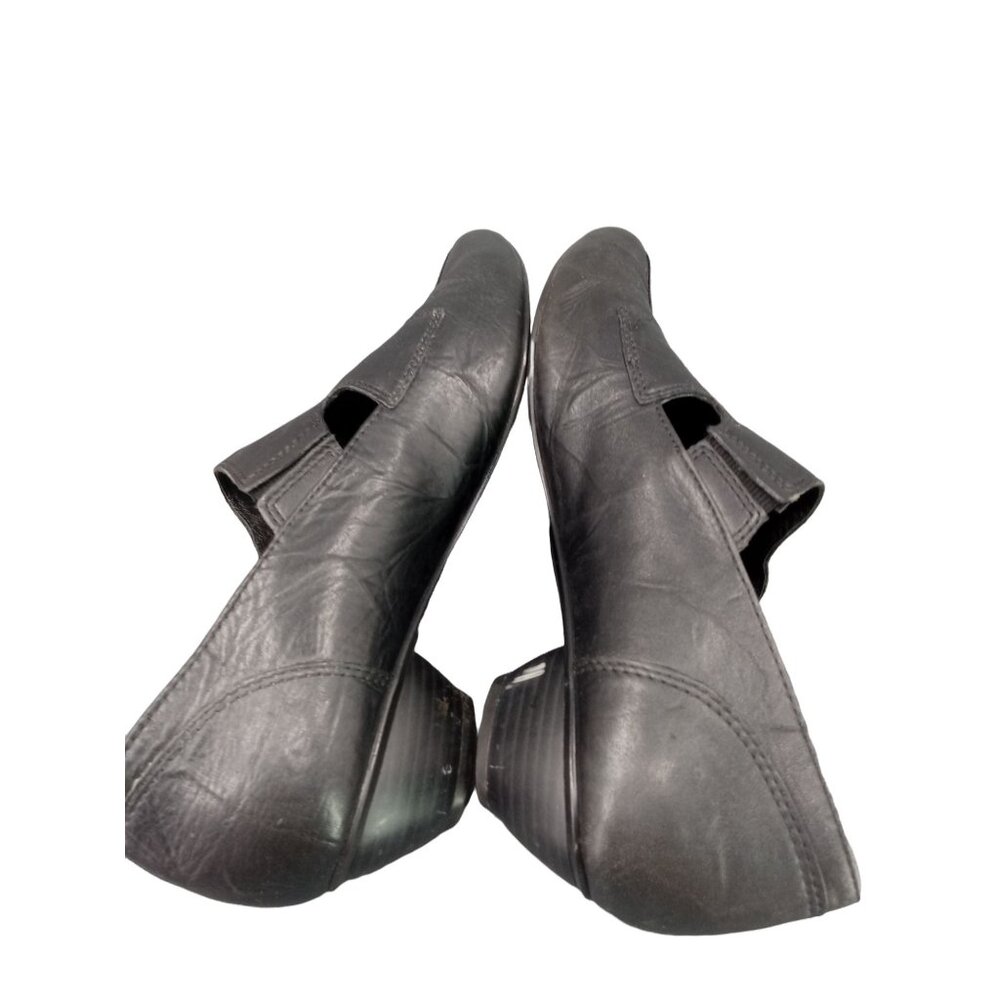 Josef Seibel Tina Black Dress Pump Shoes EUR 41 US 10 Split Toe Mary Jane Strap - Picture 7 of 12